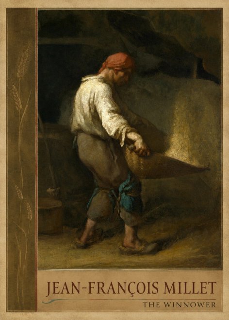 Jean-François Millet The Winnower No2 - Affiche