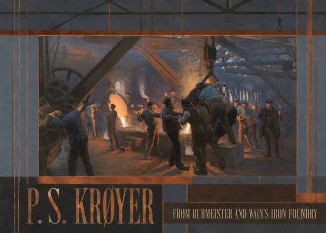 P.S. Krøyer From Burmeister and Wain's Iron Foundry No6 - Affiche