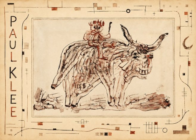 Paul Klee Bear Rider No3 - Affiche
