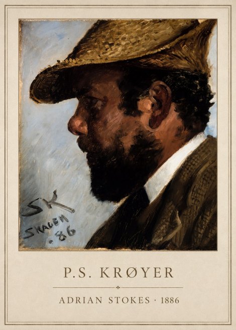 P.S. Krøyer Adrian Stokes No6 - Affiche