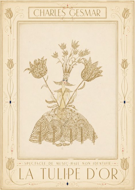 Charles Gesmar La Tulipe D'or No1 - Affiche
