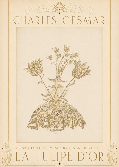 Charles Gesmar La Tulipe D'or No3 - Affiche