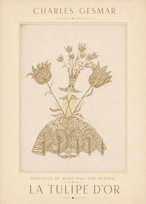 Charles Gesmar La Tulipe D'or No4 - Affiche