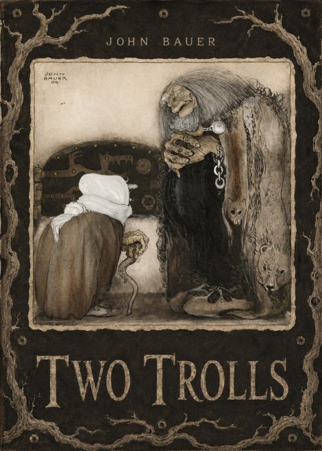 John Bauer Two Trolls No6 - Affiche