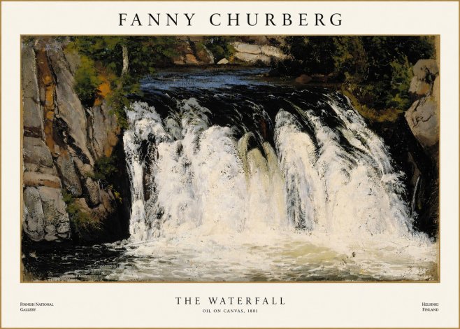 Fanny Churberg The Waterfall No1 - Affiche