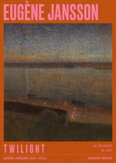Eugène Jansson Twilight No2 - Affiche