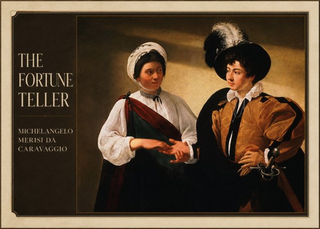 Michelangelo Merisi da Caravaggio The Fortune Teller III No1 - Affiche