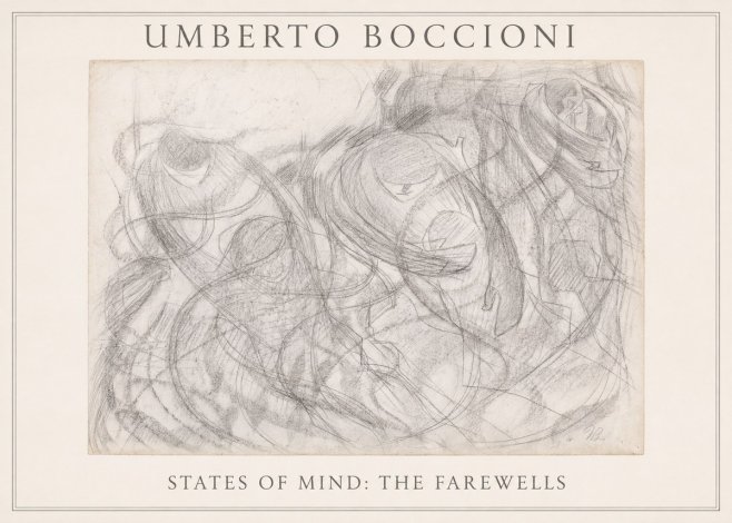 Umberto Boccioni States of Mind: the Farewells No3 - Affiche