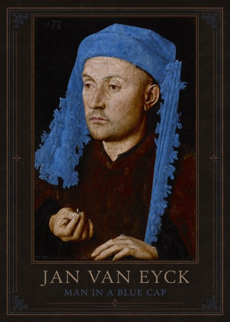 Jan van Eyck Man in a Blue Cap I No1 - Affiche