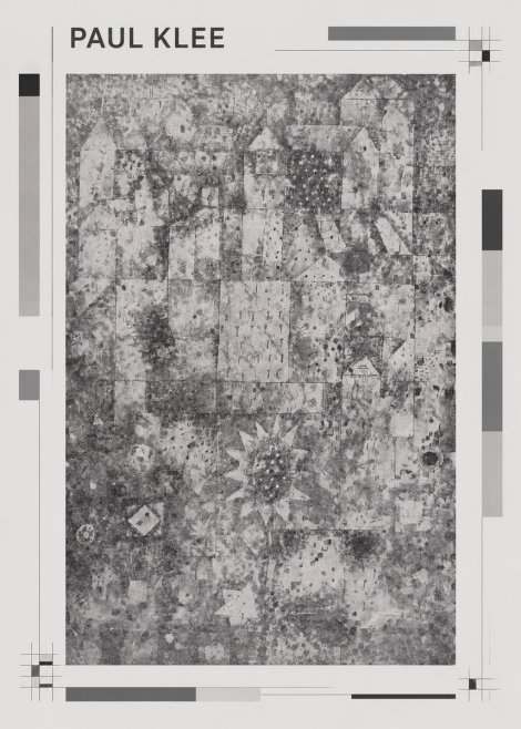 Paul Klee Town and Country No1 - Affiche