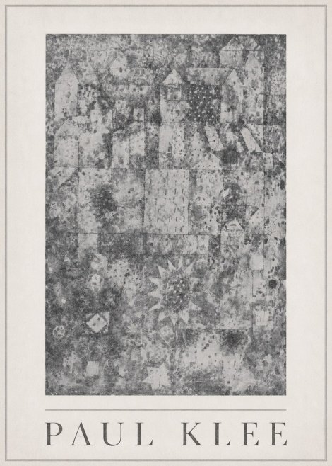 Paul Klee Town and Country No5 - Affiche
