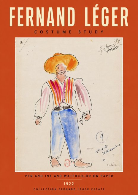 Fernand Léger Costume Study II No4 - Affiche