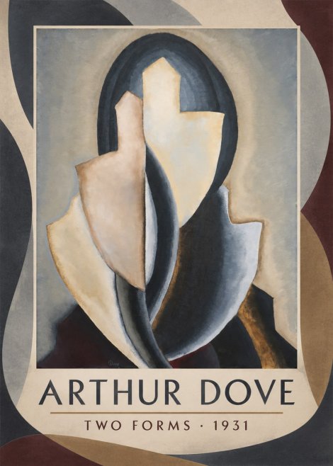 Arthur Dove Two Forms No1 - Affiche
