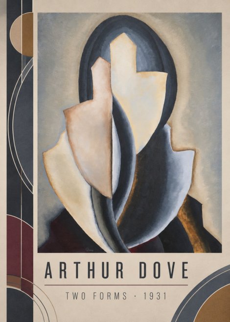 Arthur Dove Two Forms No2 - Affiche