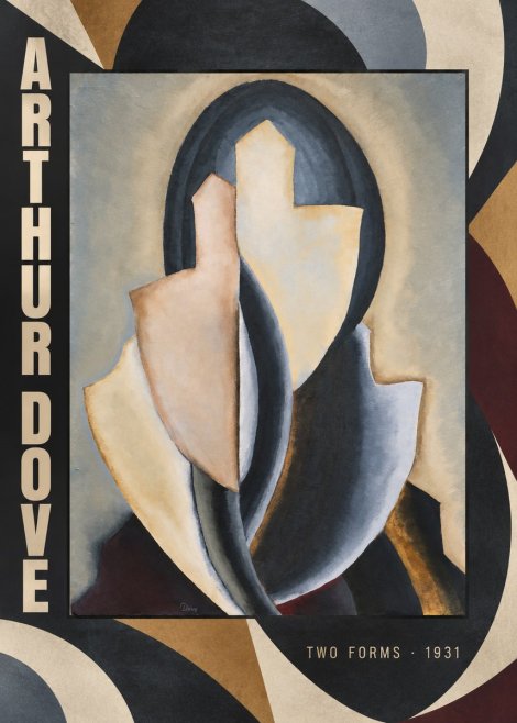 Arthur Dove Two Forms No5 - Affiche