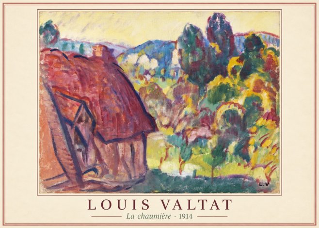 Louis Valtat La Chaumière No2 - Affiche