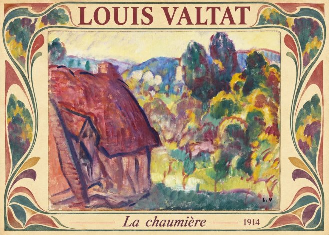 Louis Valtat La Chaumière No4 - Affiche