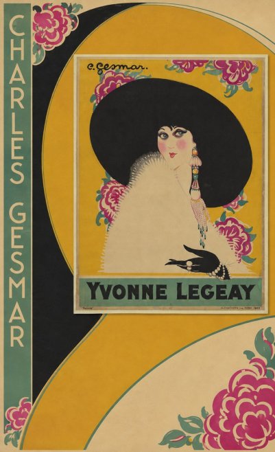 Charles Gesmar Yvonne Legeay No2 - Affiche