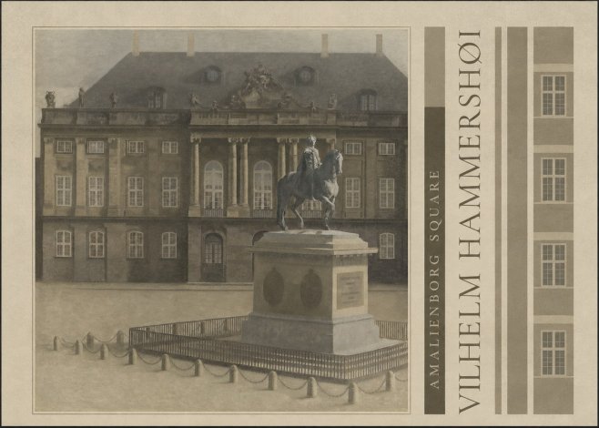 Vilhelm Hammershøi Amalienborg Square II No2 - Affiche
