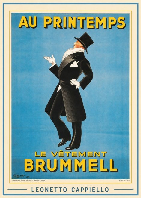 Leonetto Cappiello Au Printemps Le Vêtement Brummell No1 - Affiche