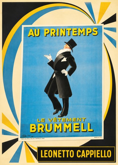 Leonetto Cappiello Au Printemps Le Vêtement Brummell No3 - Affiche