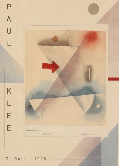 Paul Klee Geläute No2 - Affiche