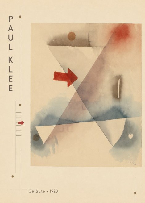Paul Klee Geläute No3 - Affiche