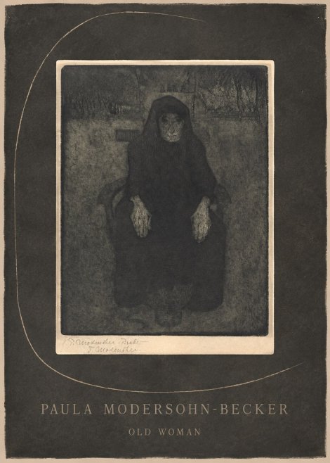 Paula Modersohn-Becker Old Woman No3 - Affiche