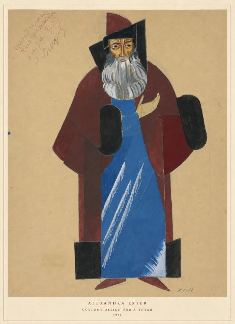 Alexandra Exter Costume Design for a Boyar No6 - Affiche