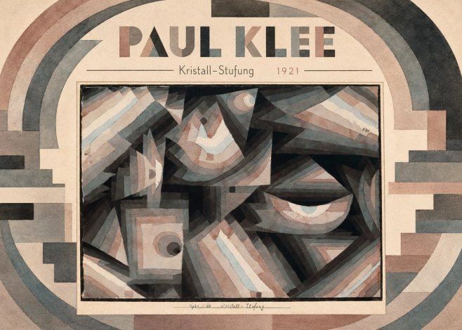 Paul Klee Kristall-stufung I No6 - Affiche