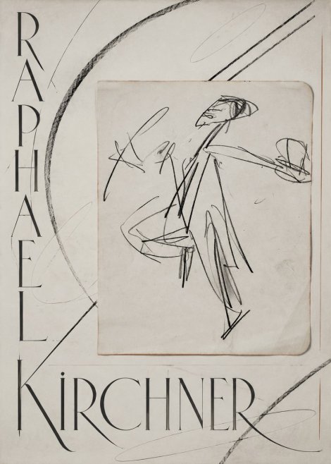 Raphael Kirchner Dynamic Dancer Sketch No5 - Affiche