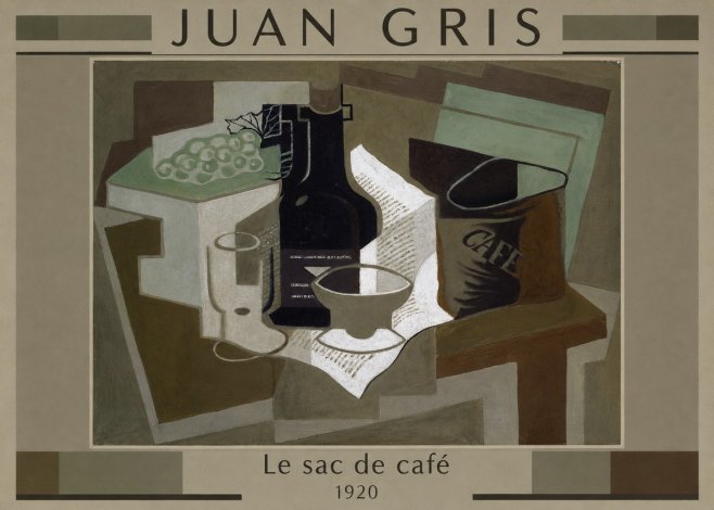 Juan Gris Le Sac De Café No1 - Affiche