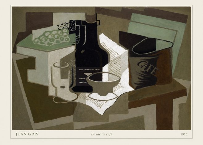 Juan Gris Le Sac De Café No6 - Affiche