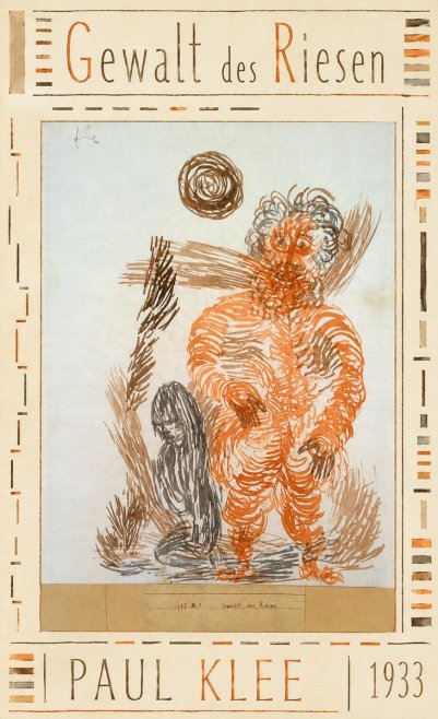 Paul Klee Gewalt Des Riesen II No3 - Affiche