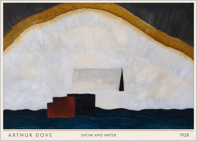 Arthur Dove Snow and Water No5 - Affiche