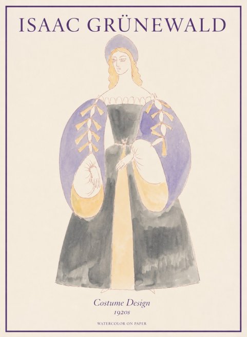 Isaac Grünewald Costume Design XIV No1 - Affiche