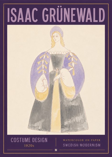 Isaac Grünewald Costume Design XIV No3 - Affiche