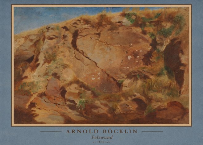 Arnold Böcklin Felswand No3 - Affiche