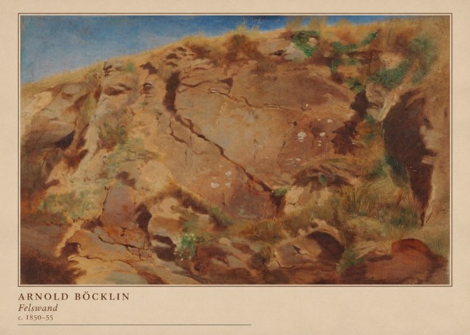 Arnold Böcklin Felswand No4 - Affiche