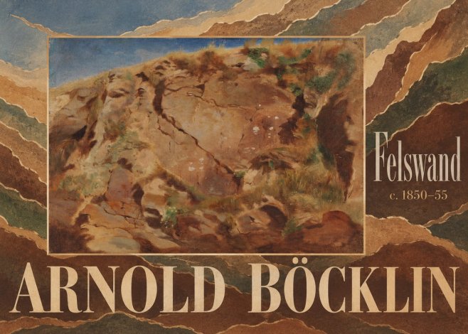 Arnold Böcklin Felswand No6 - Affiche