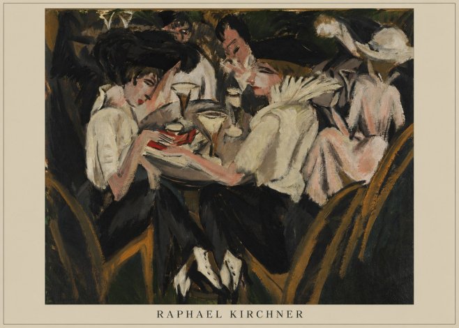 Raphael Kirchner Table Talk No6 - Affiche
