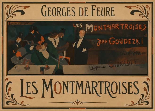 Georges de Feure Les Montmartroises No1 - Affiche