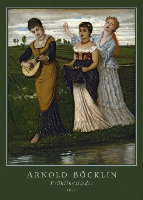 Arnold Böcklin Frühlingslieder No3 - Affiche