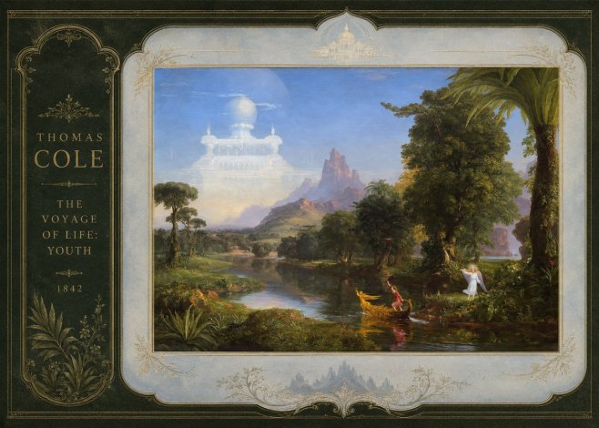 Thomas Cole The Voyage of Life: Youth IV No2 - Affiche