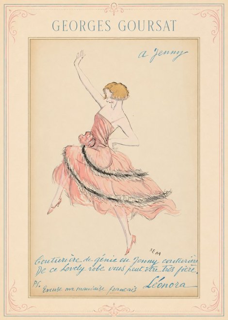 Georges Goursat A Jenny No1 - Affiche