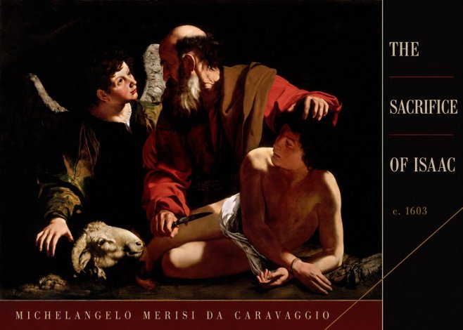 Michelangelo Merisi da Caravaggio The Sacrifice of Isaac III No3 - Affiche