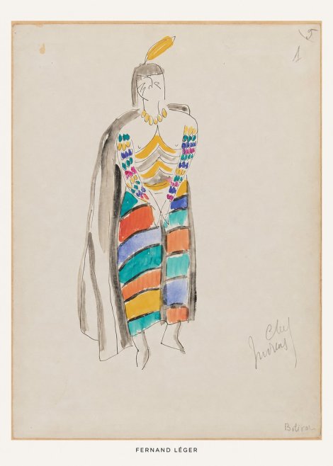 Fernand Léger Chef Moreau No6 - Affiche