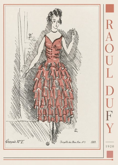 Raoul Dufy Croquis N°v No2 - Affiche