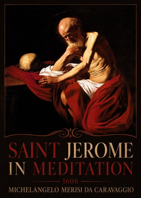 Michelangelo Merisi da Caravaggio Saint Jerome in Meditation I No3 - Affiche
