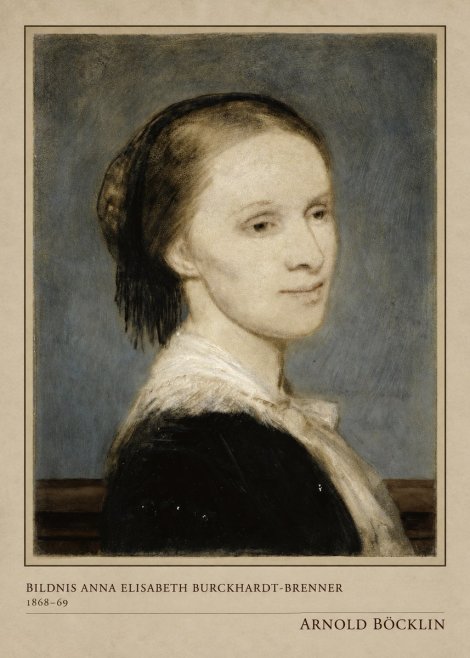 Arnold Böcklin Bildnis Anna Elisabeth Burckhardt-brenner No4 - Affiche